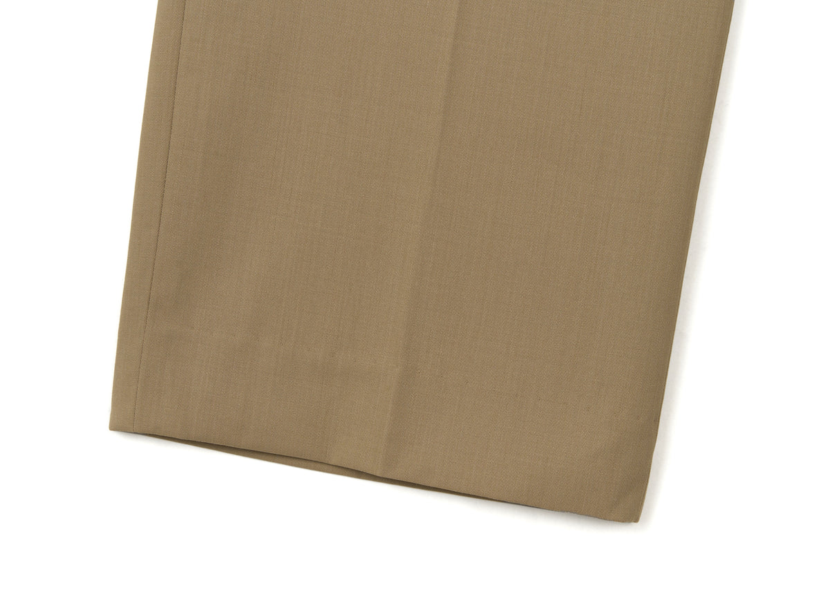 Two-Tuck Trousers Khaki – product image 6