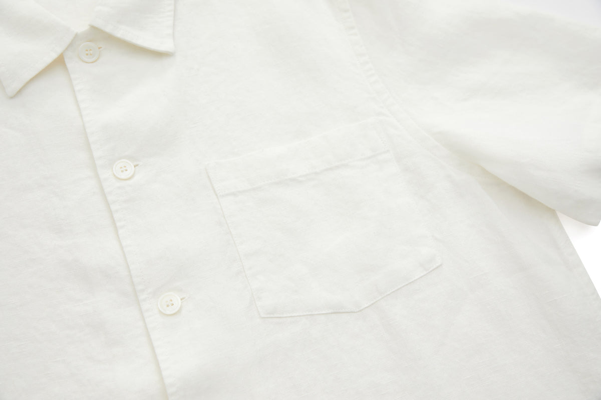 Boxy Short-Sleeve Shirt White – product image 6