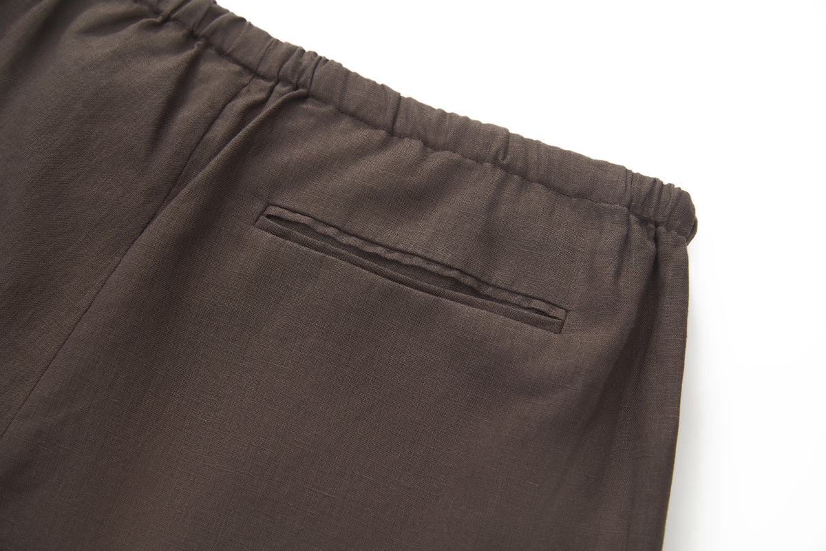 Linen Pants Brown – product image 6