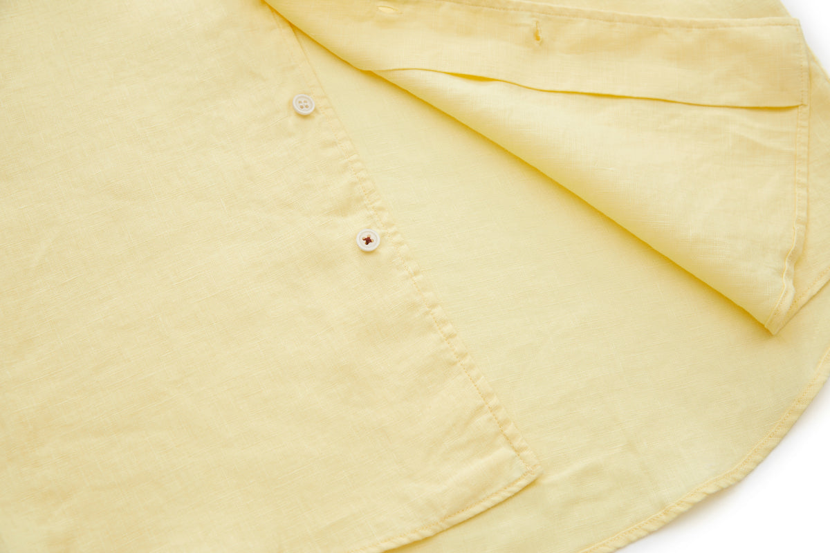 Linen Shirt Yellow – product image 6