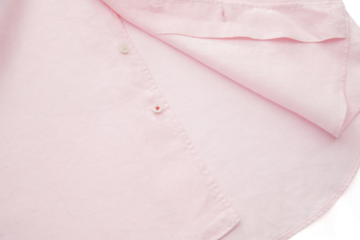 Linen Shirt Pink – product image 6