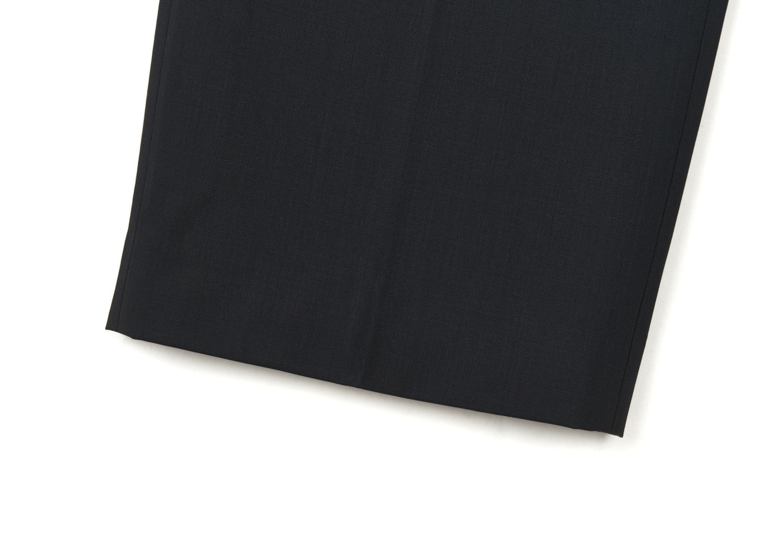 Two-Tuck Trousers Black