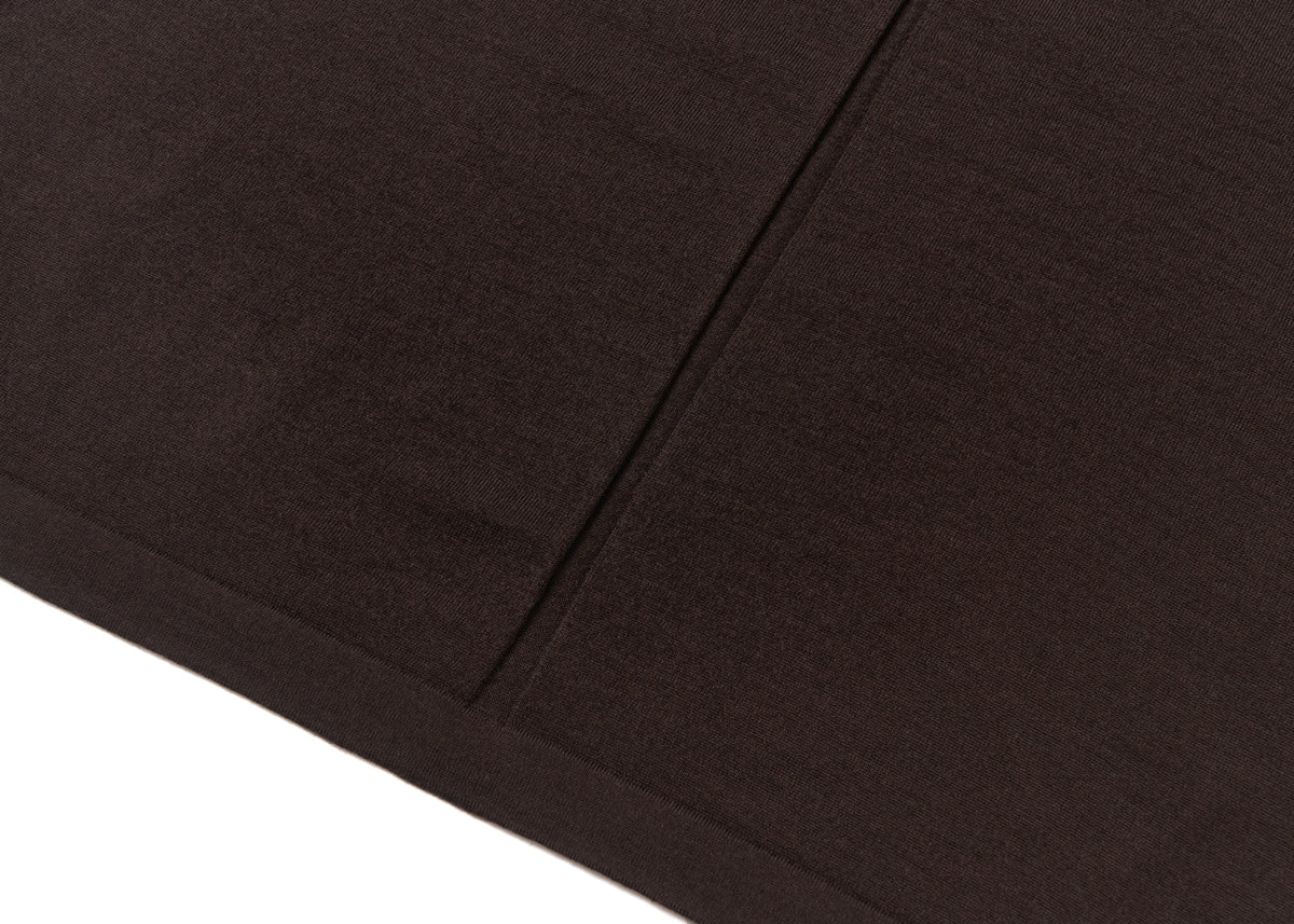 Wool T-Shirt Brown (Central Seam) – product image 6