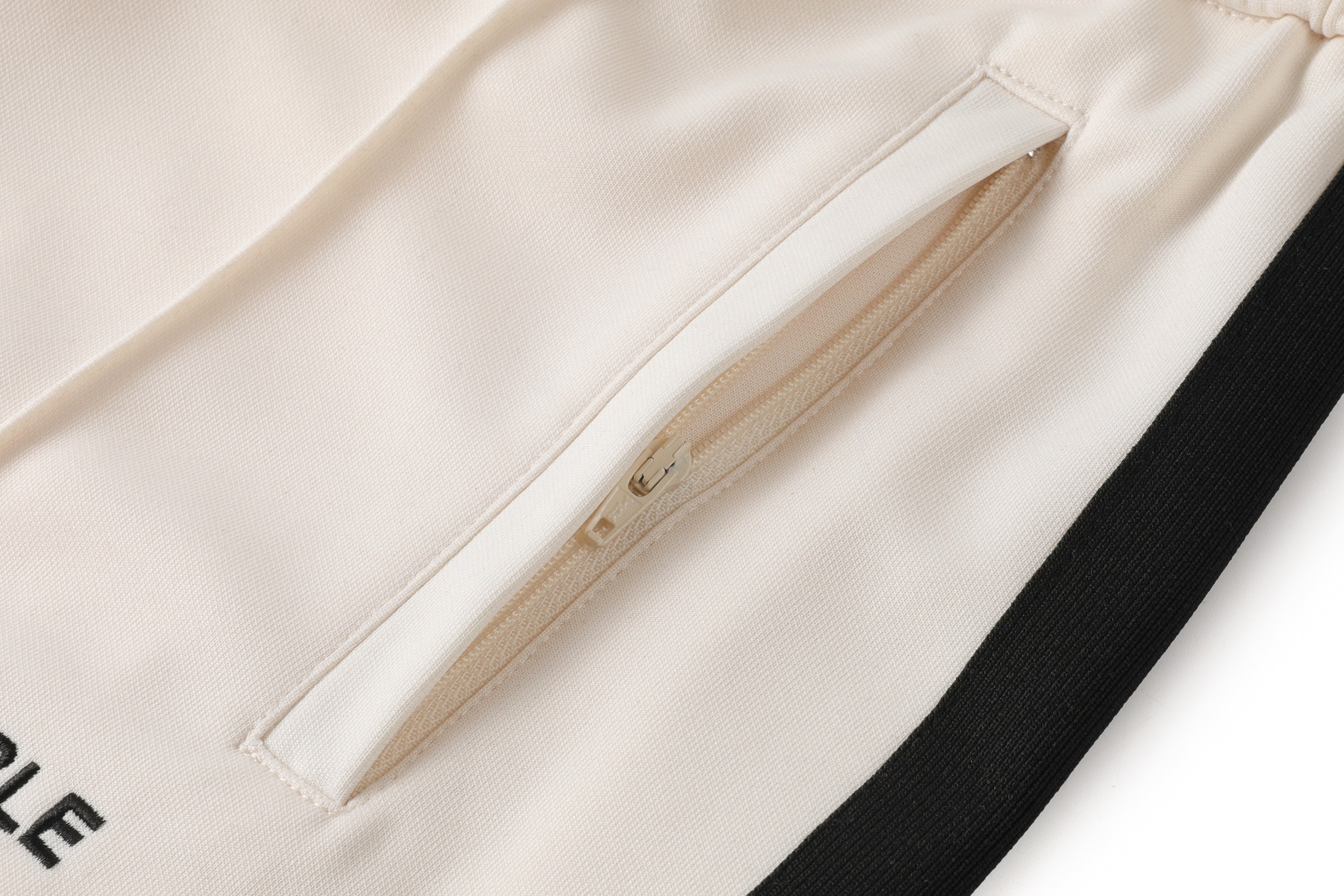 Track Shorts Egg Shell