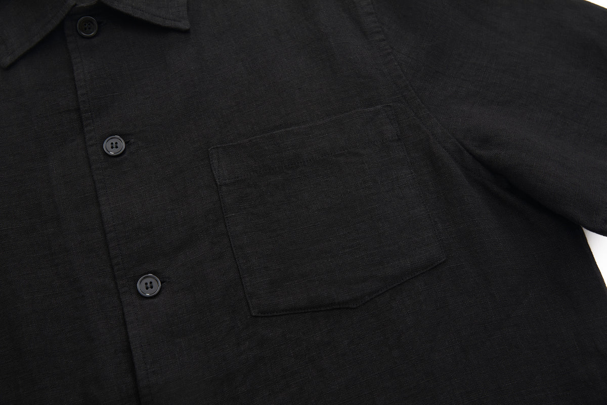 Boxy Short-Sleeve Shirt Black – product image 6