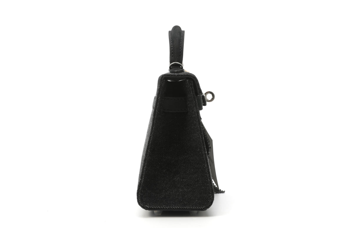 Shoulder Bag Mini Denim Black – product image 8