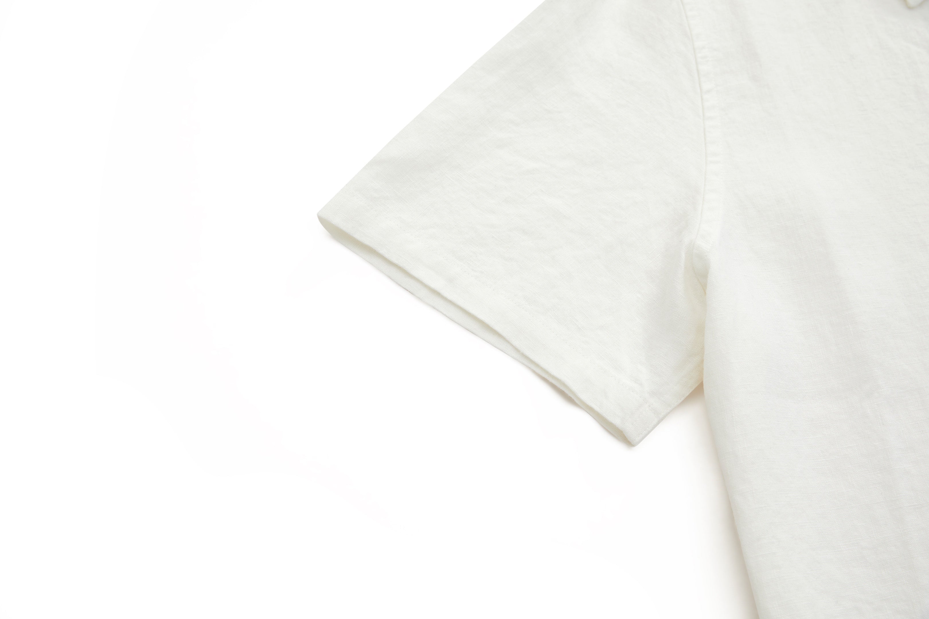 Boxy Short-Sleeve Shirt White