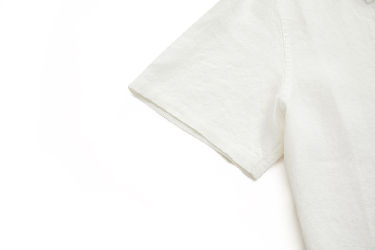 Boxy Short-Sleeve Shirt White – product image 7