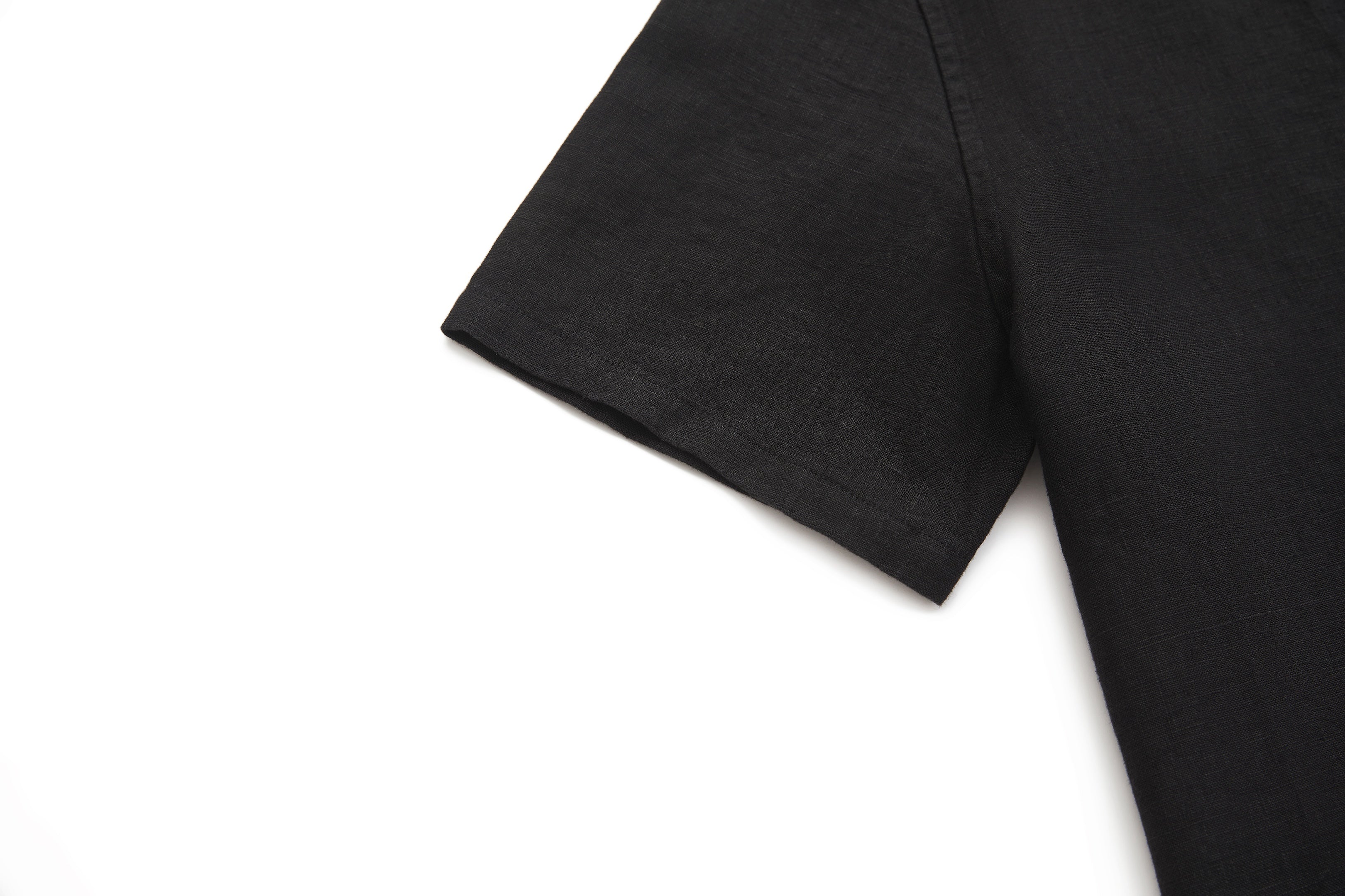 Boxy Short-Sleeve Shirt Black