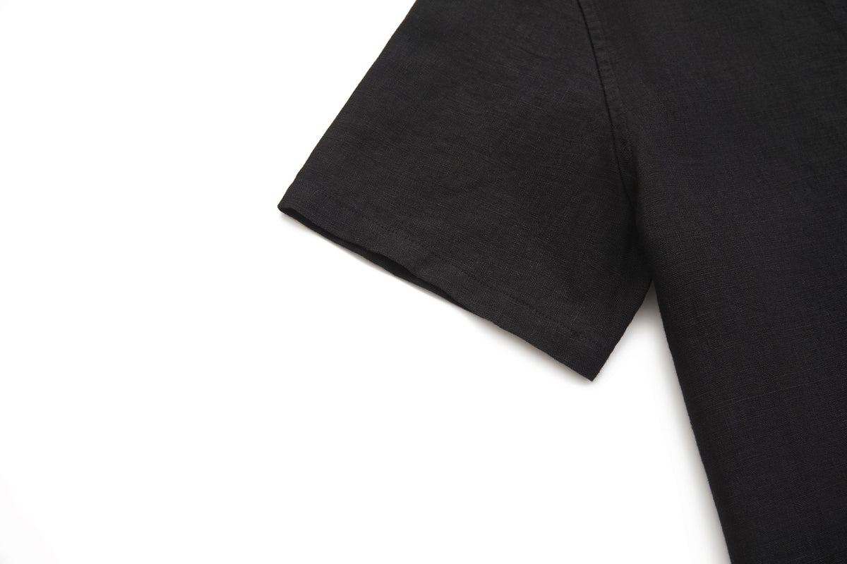 Boxy Short-Sleeve Shirt Black – product image 7