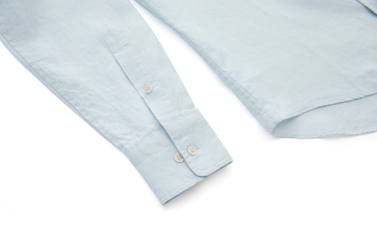Linen Shirt Light Blue – product image 7