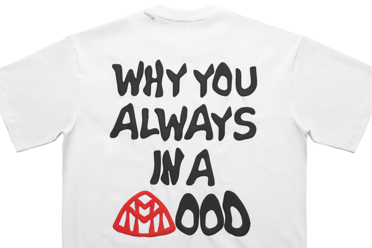 Mood Tee White/Black – product image 7