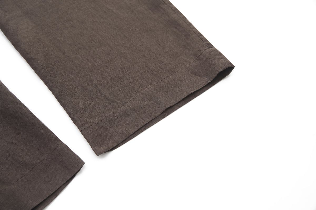 Linen Pants Brown – product image 7