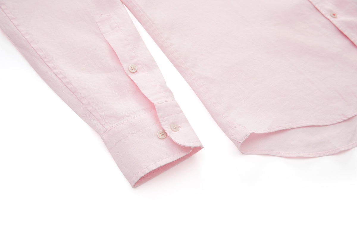 Linen Shirt Pink – product image 7