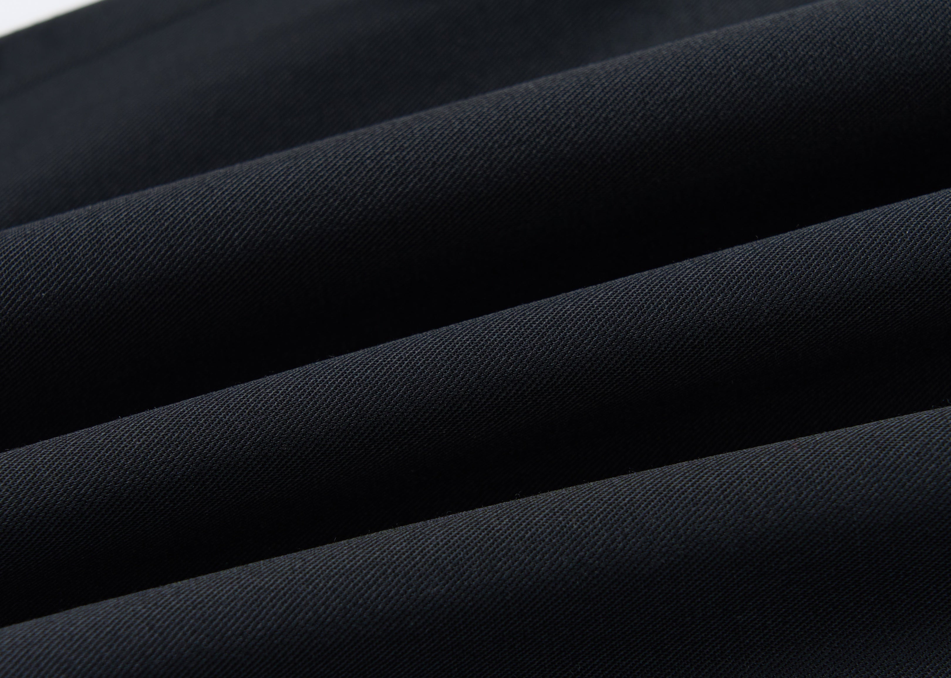Two-Tuck Trousers Black