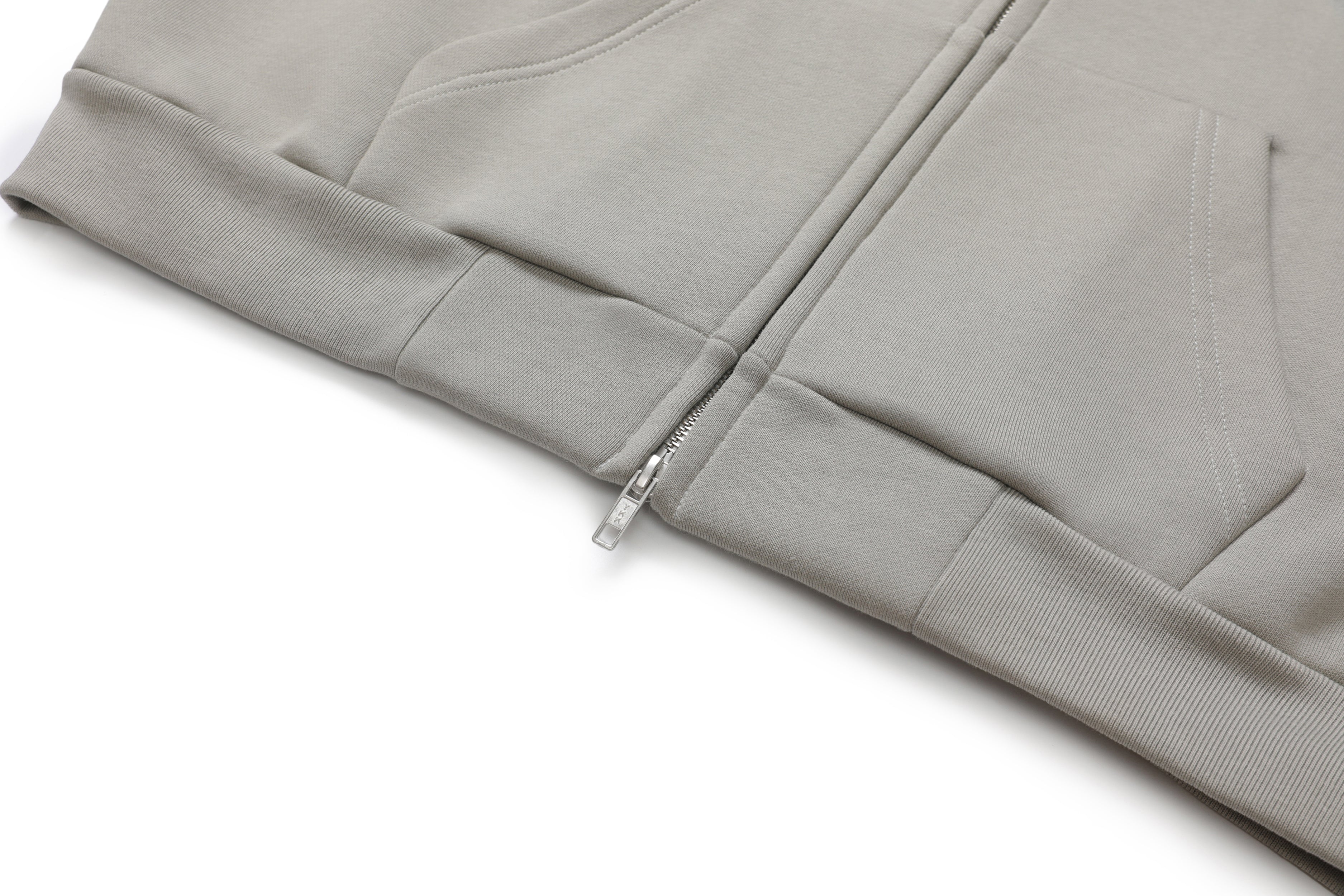 Zip-Up Hoodie Grey