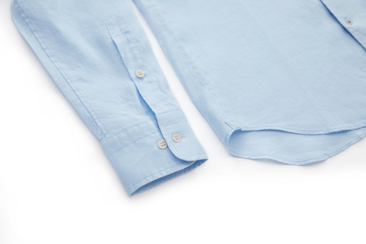 Linen Shirt Blue – product image 7