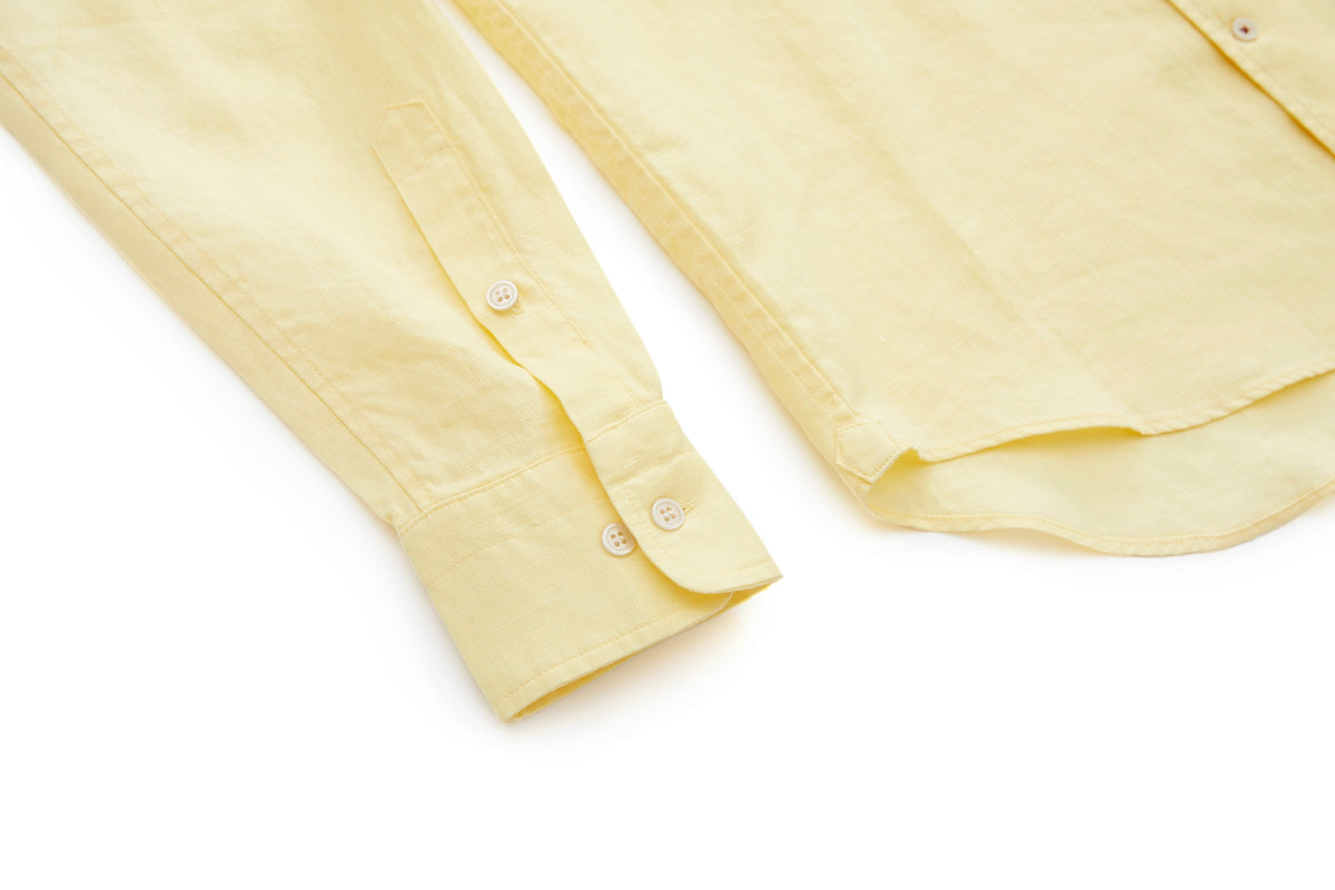 Linen Shirt Yellow – product image 7