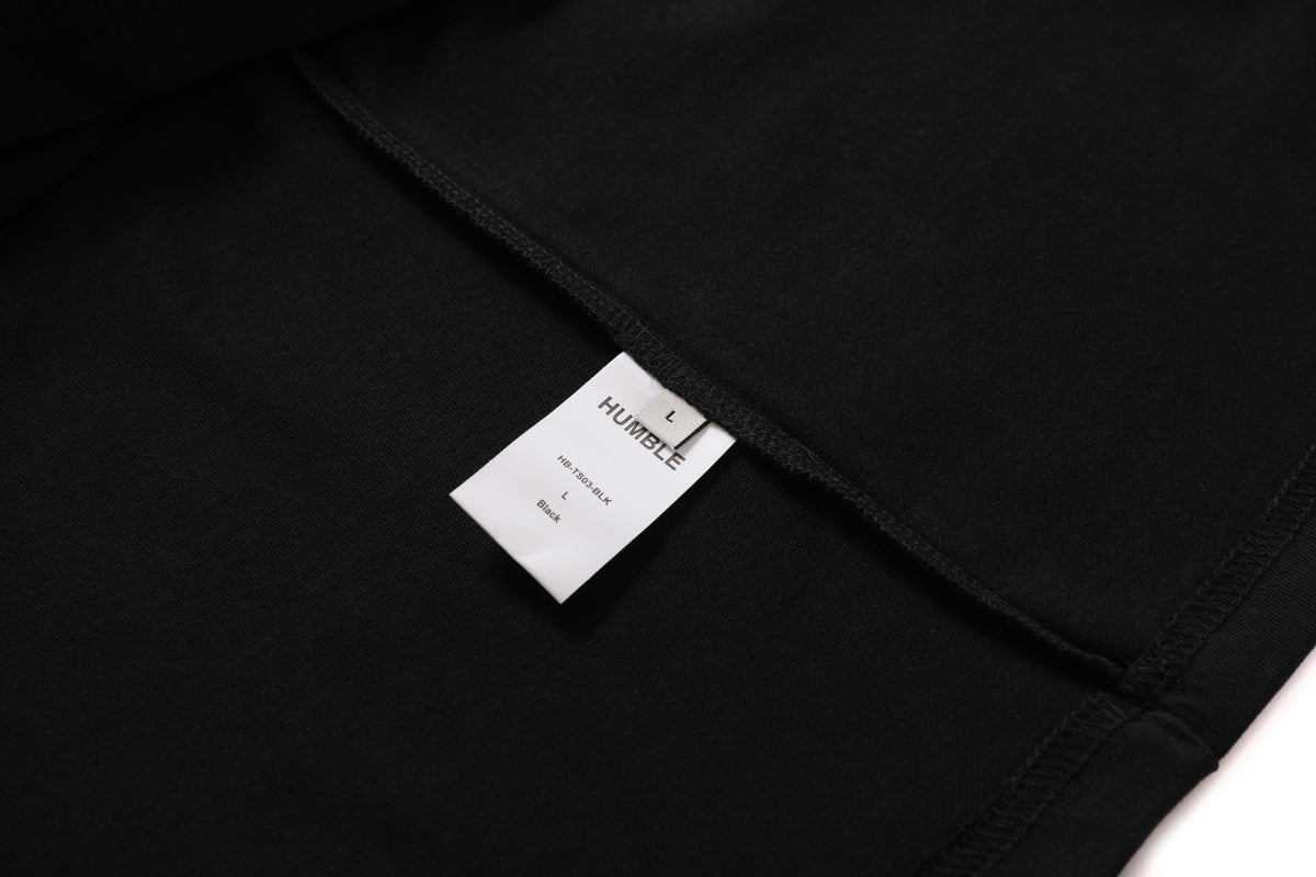 Work Hard Stay Humble Tee Black/Blue – product image 8