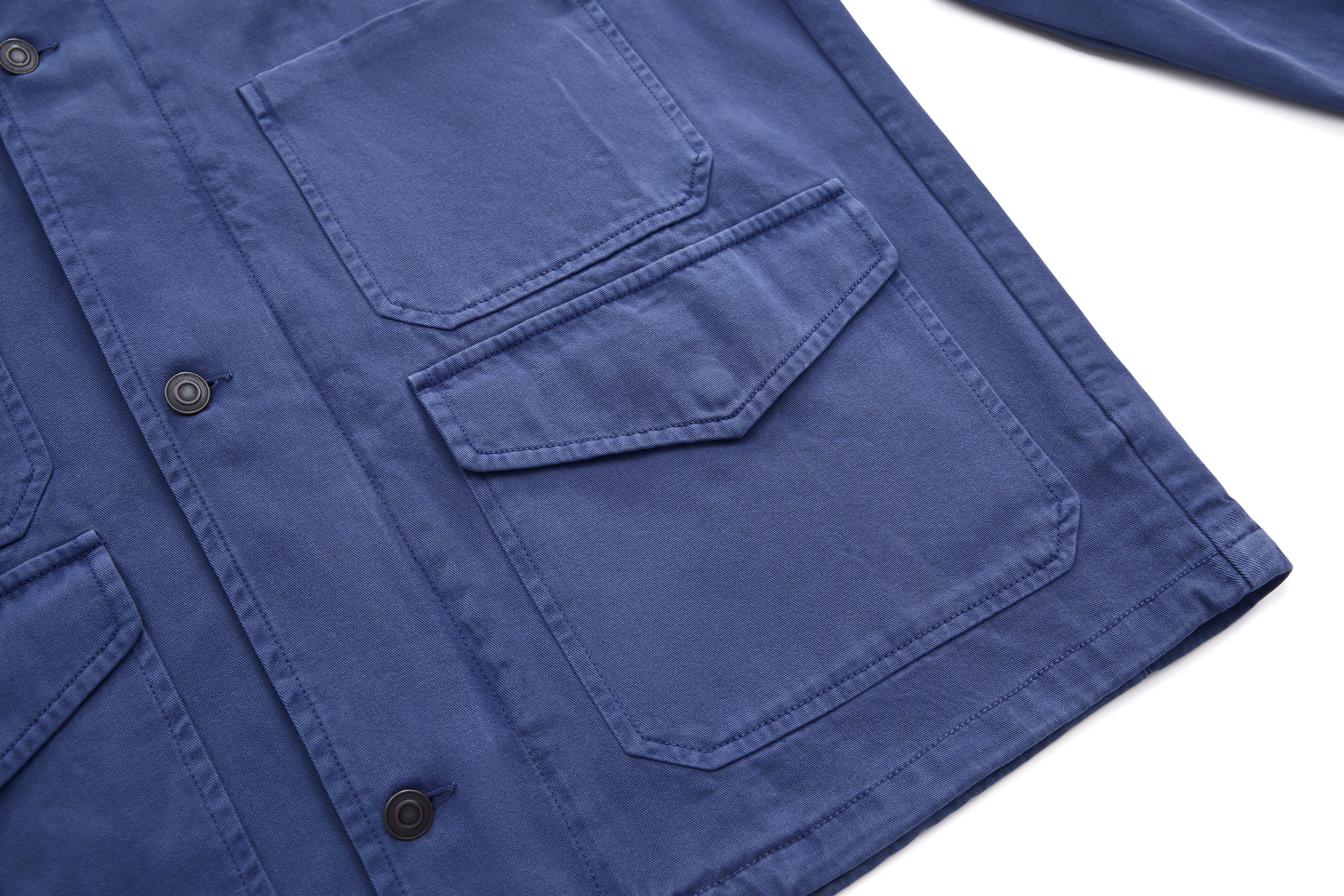 French Workwear Jacket Celtic Blue