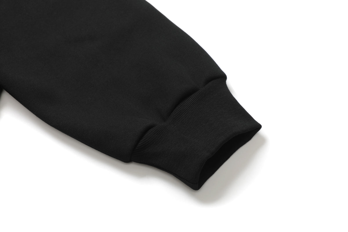 Zip-Up Hoodie Black – product image 8