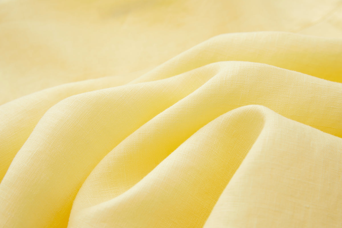 Linen Shirt Yellow – product image 9