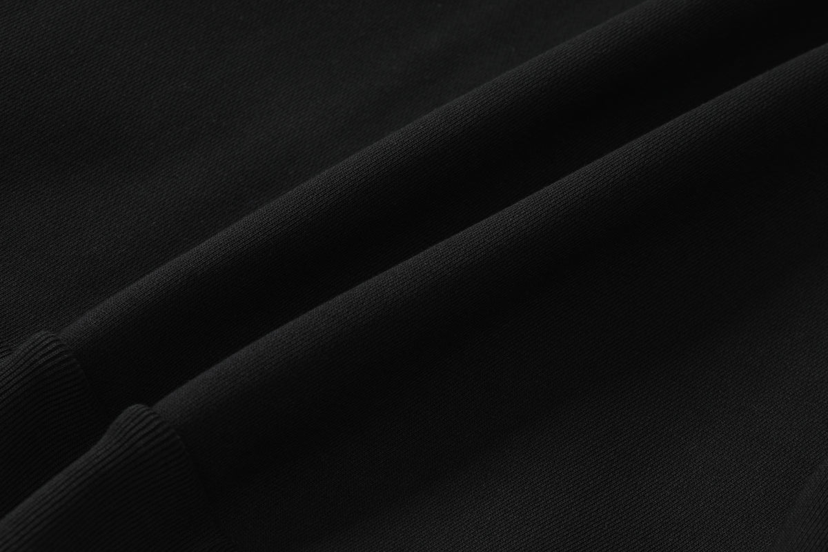 Zip-Up Hoodie Black – product image 9