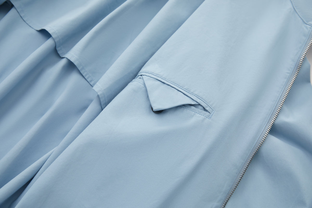 Old Gabardine Blouson Jacket Astro Blue – product image 9