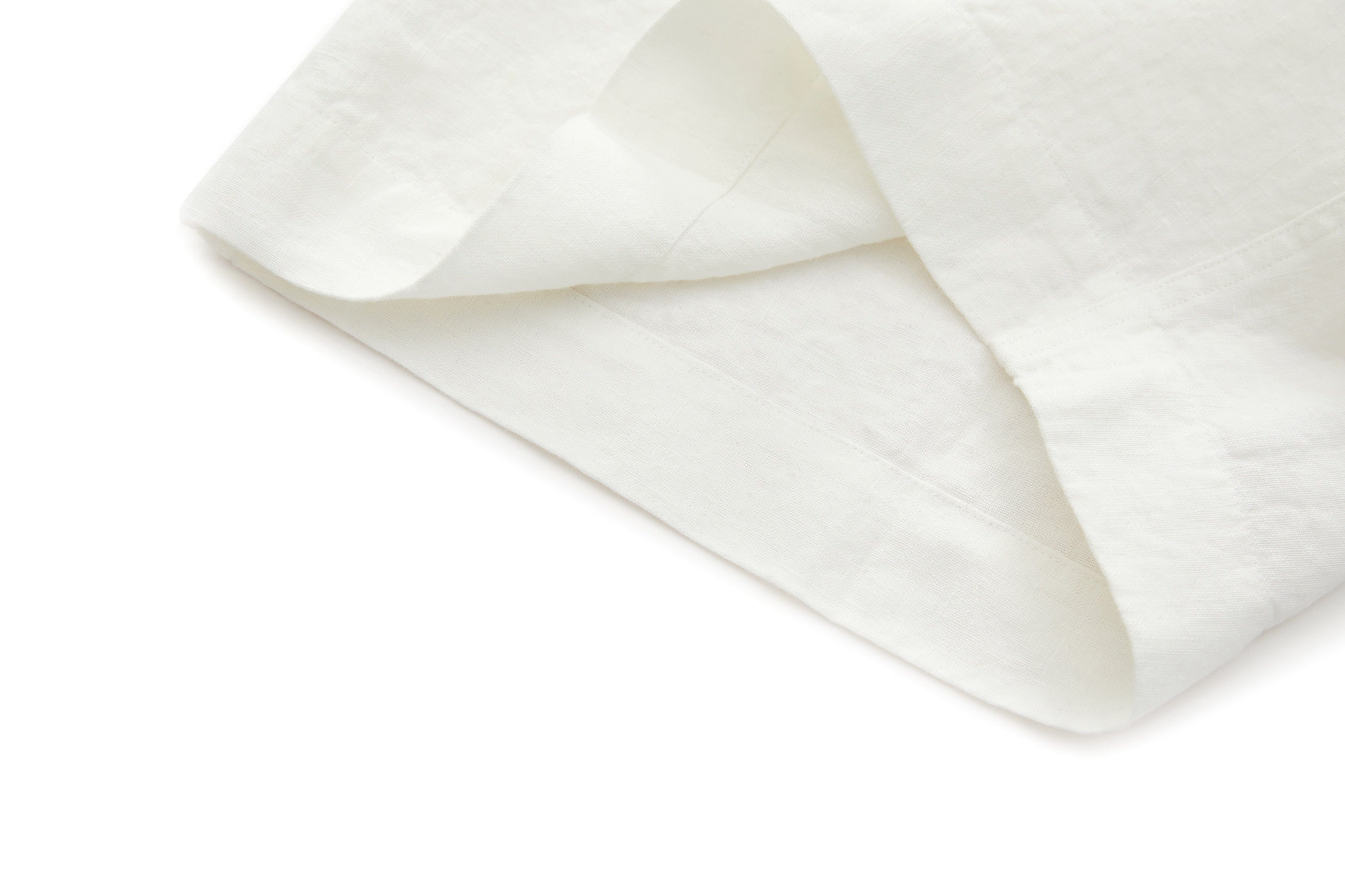 Bermuda Linen Shorts White