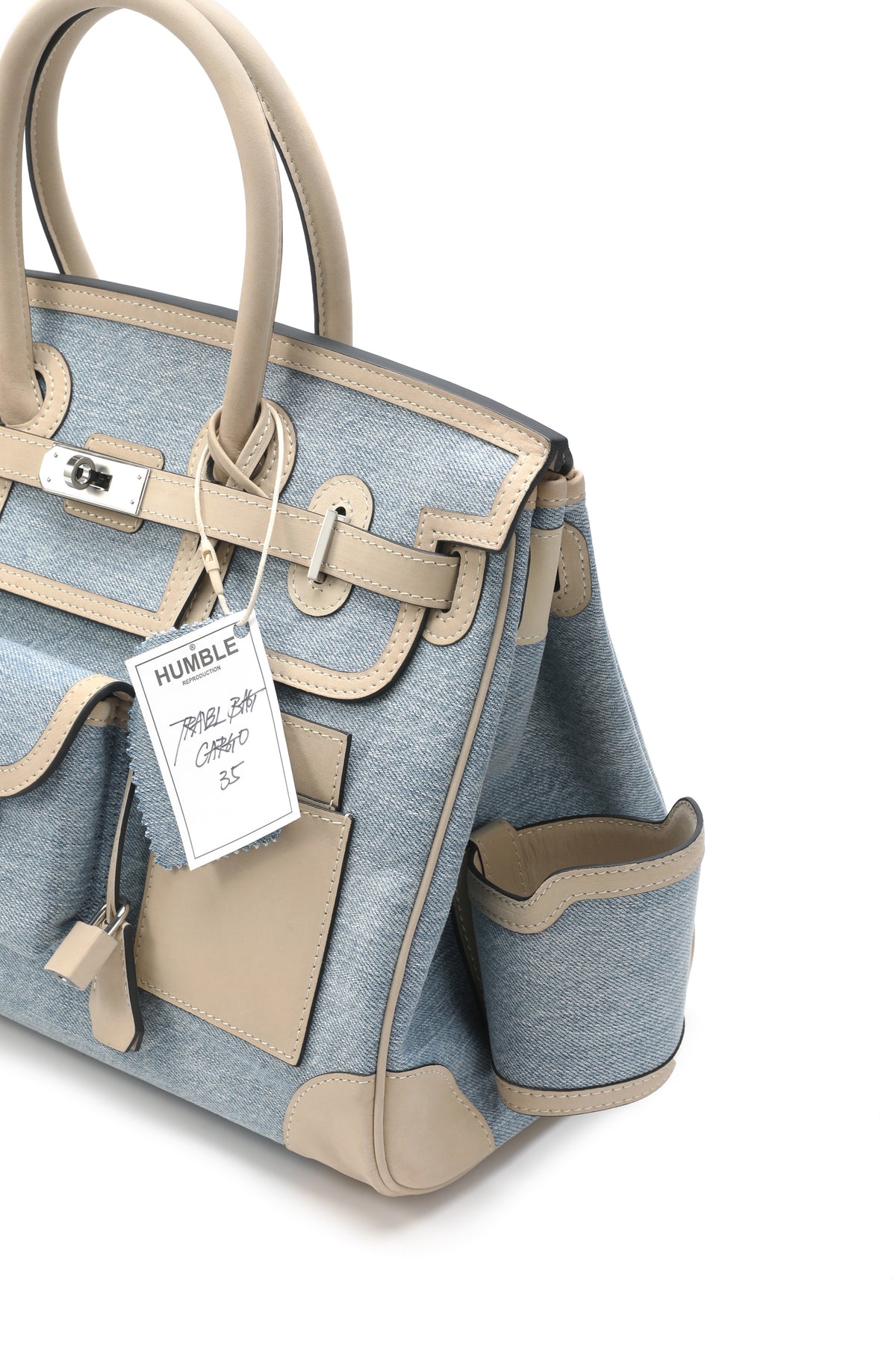 Travel Bag Cargo 35 Blue/Beige – product image 3