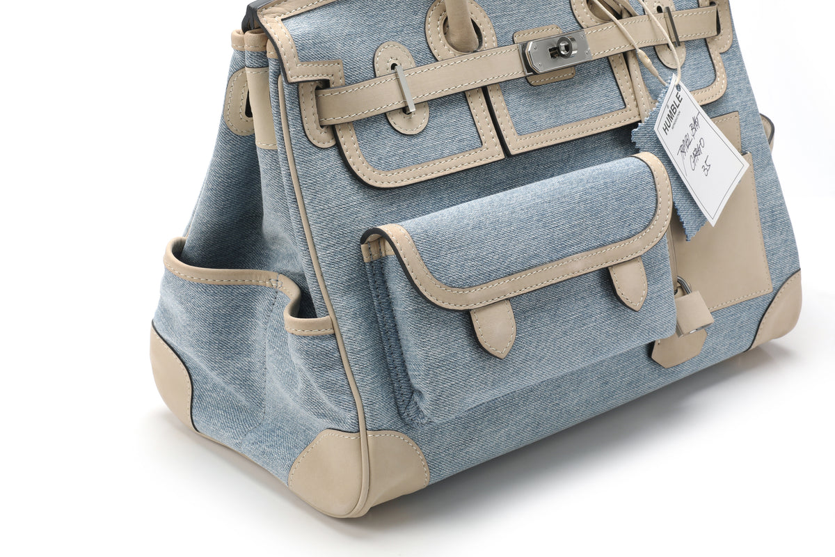 Travel Bag Cargo 35 Blue/Beige – product image 4
