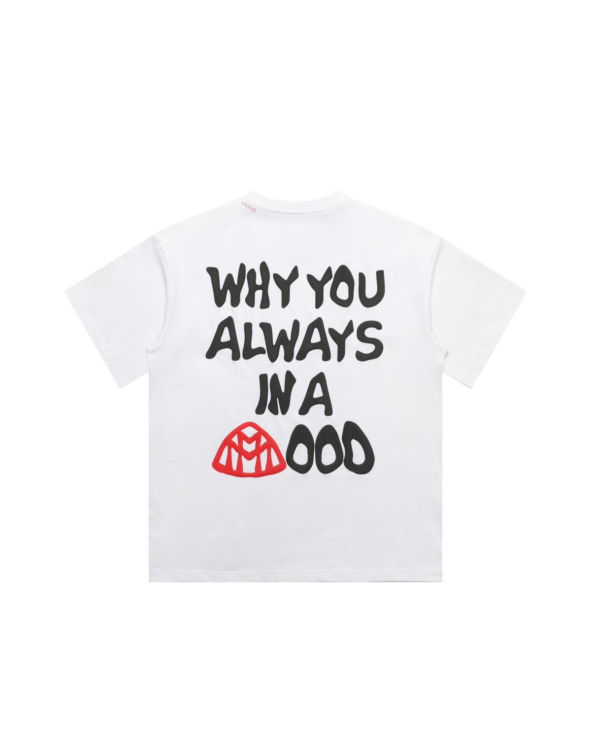 Mood Tee White/Black – product image 2