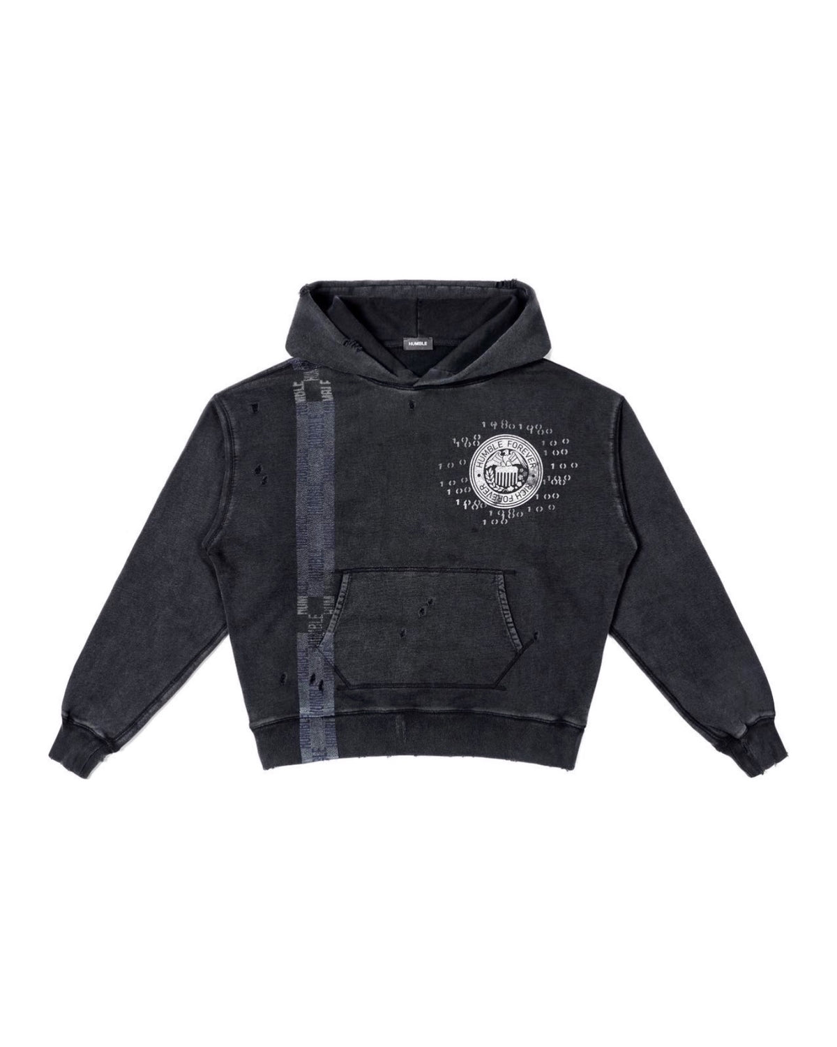 Rich Forever Hoodie Black