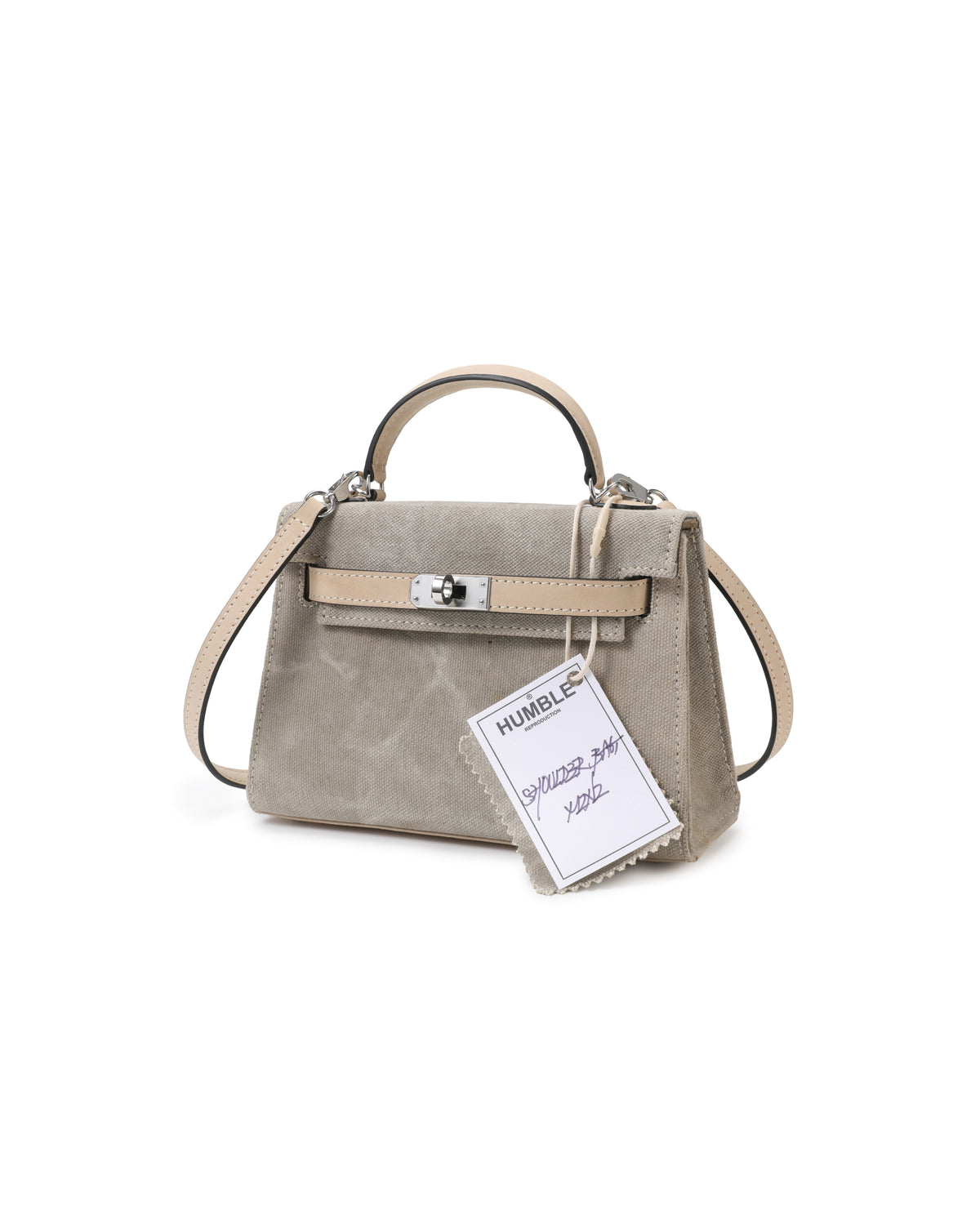 Shoulder Bag Mini Grey – product image 3