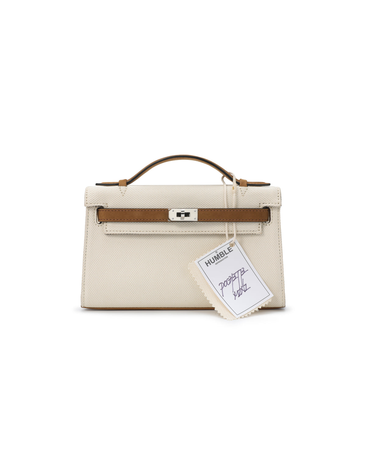 Pochette Mini White/Brown