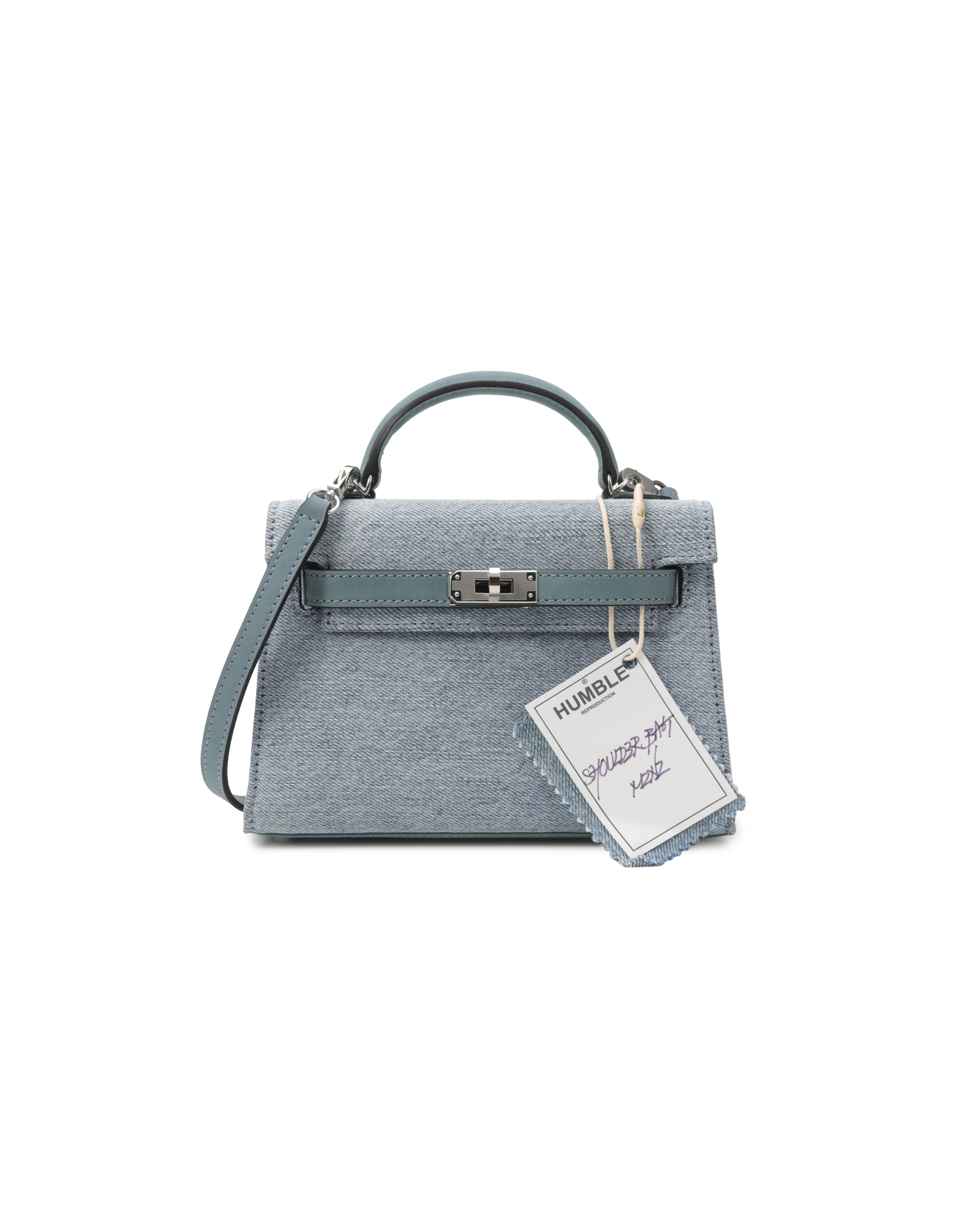 Shoulder Bag Mini Denim Blue