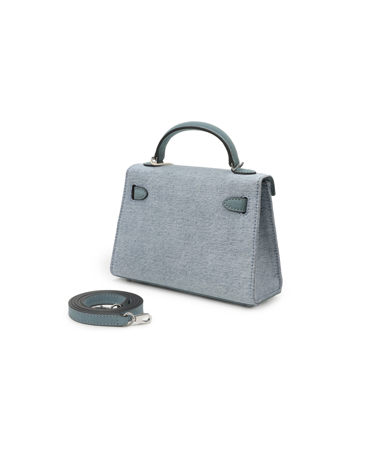 Shoulder Bag Mini Denim Blue – product image 4