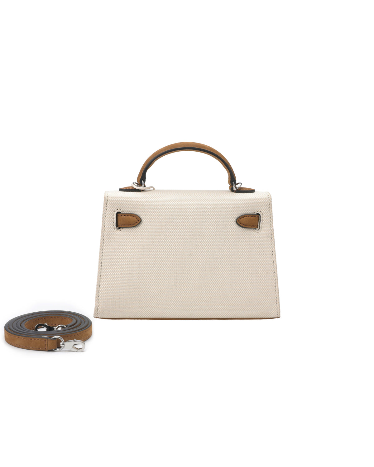 Shoulder Bag Mini White/Brown – product image 2