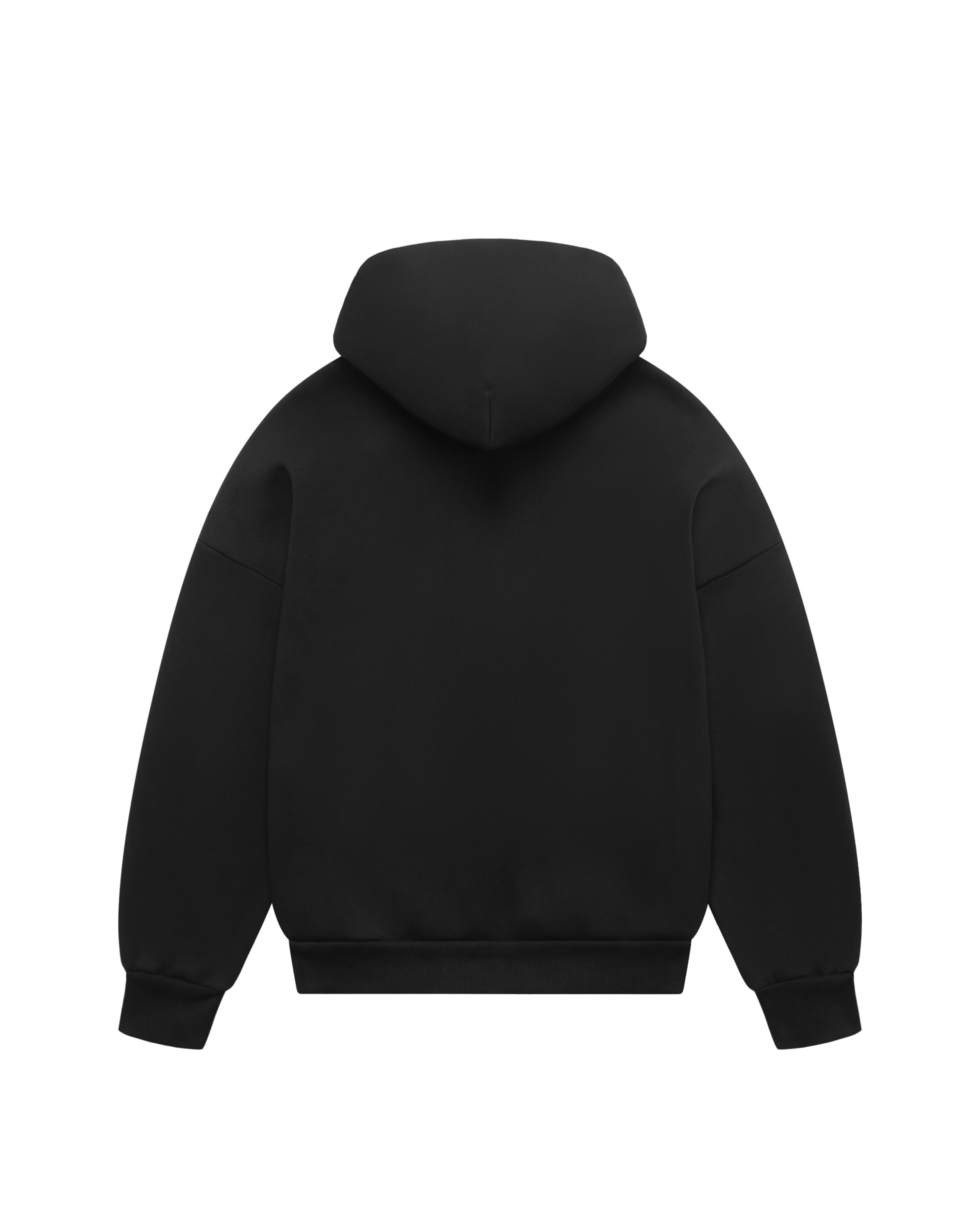 Zip-Up Hoodie Black