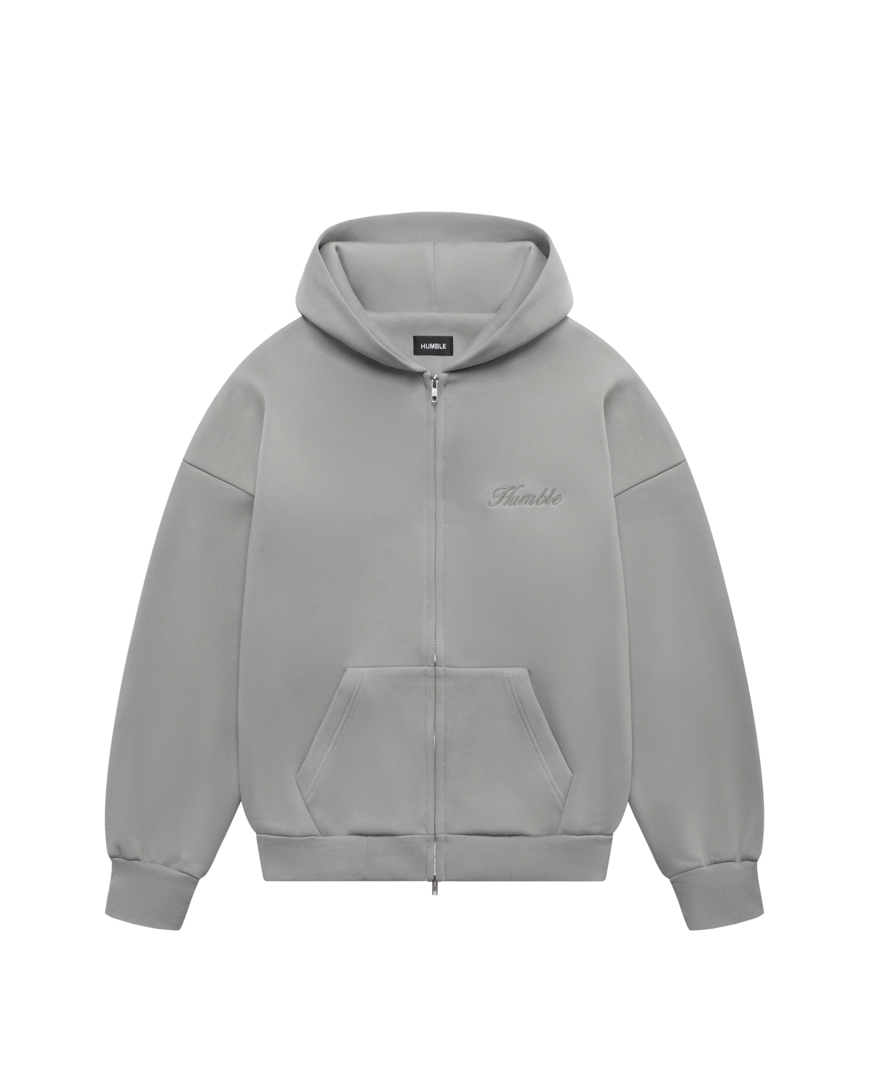 Zip-Up Hoodie Grey