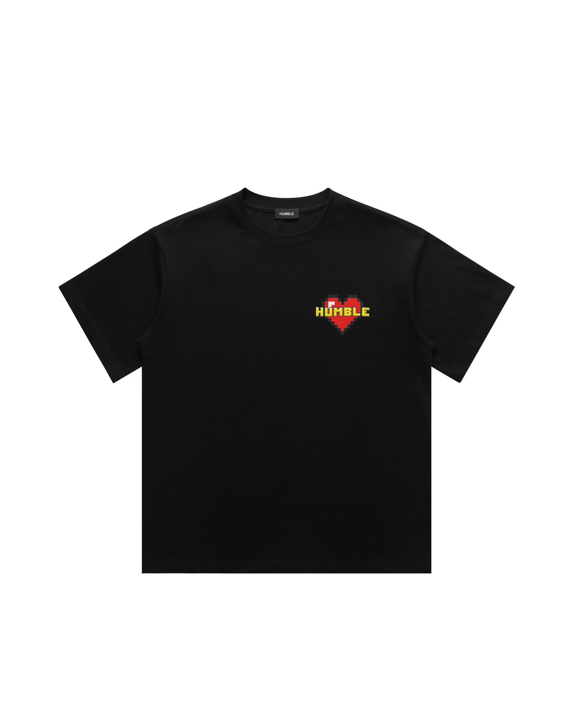 Pixel Love Earth Tee Black