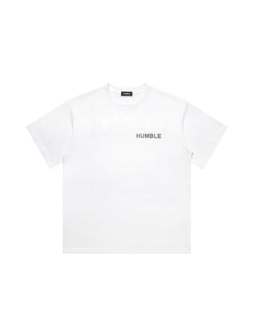Crystal Logo Tee White