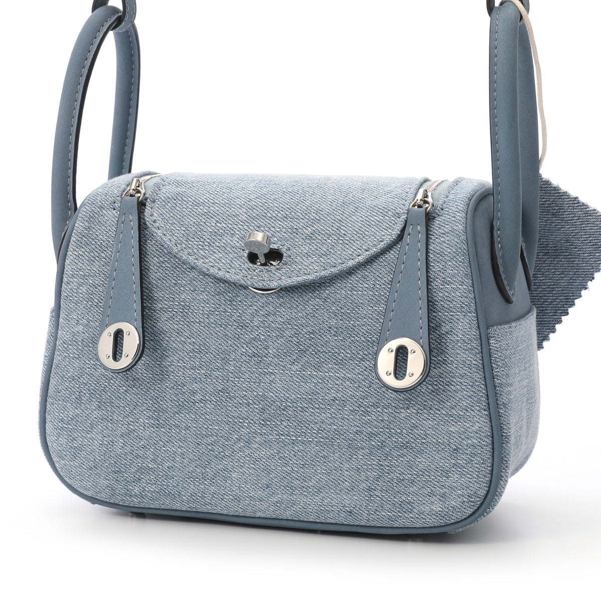 Dumpling Bag Mini Blue – product image 8