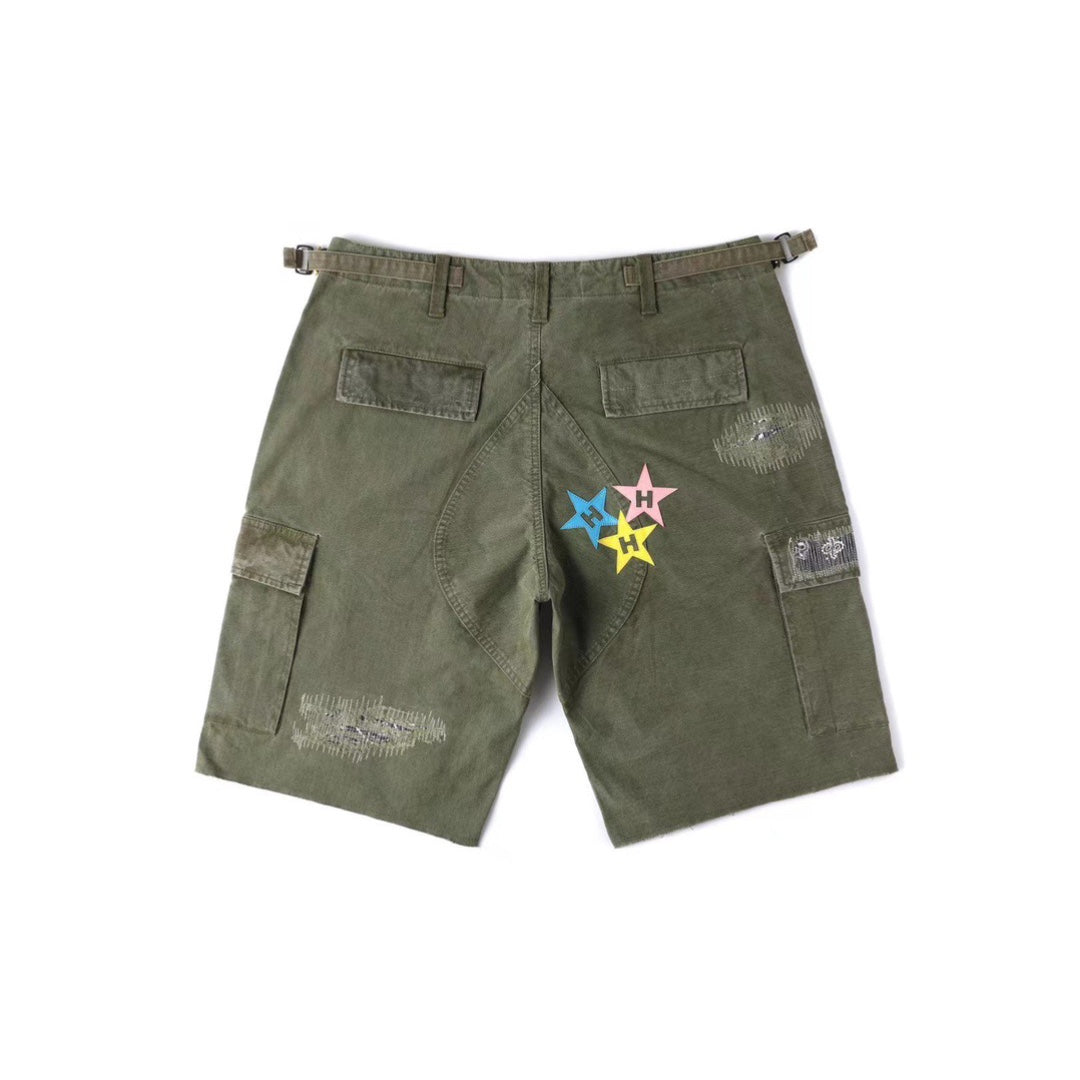Jungle Chopped Shorts With Stars – product image 2