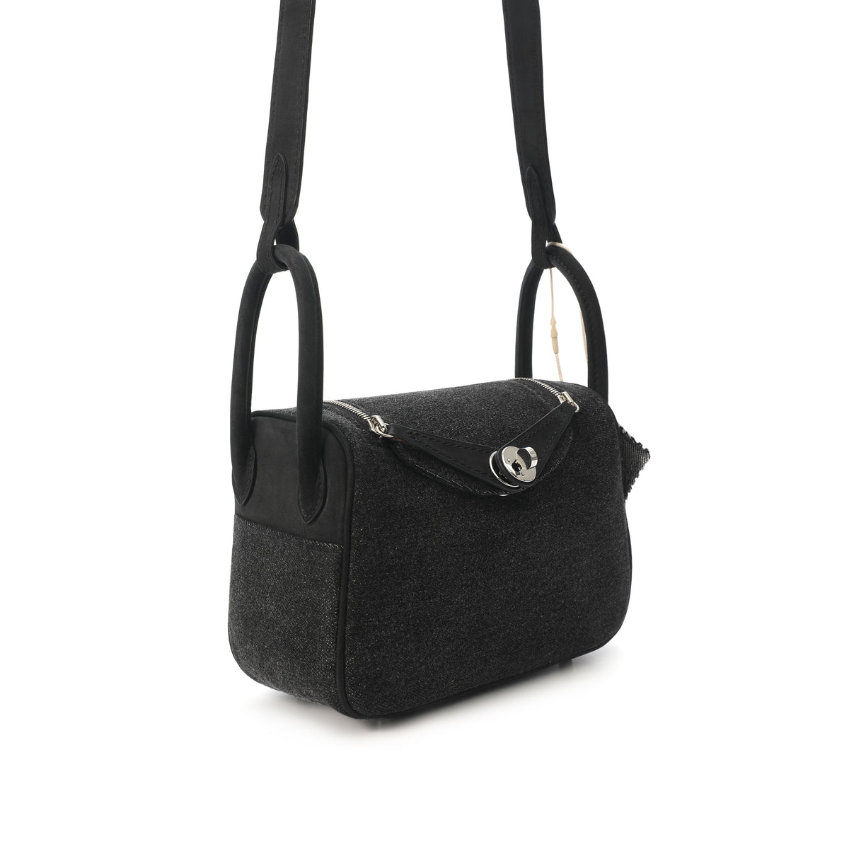 Dumpling Bag Mini Denim Black – product image 4