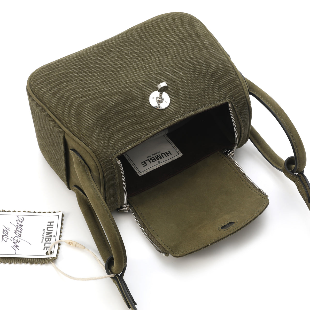 Dumpling Bag Mini Khaki – product image 8