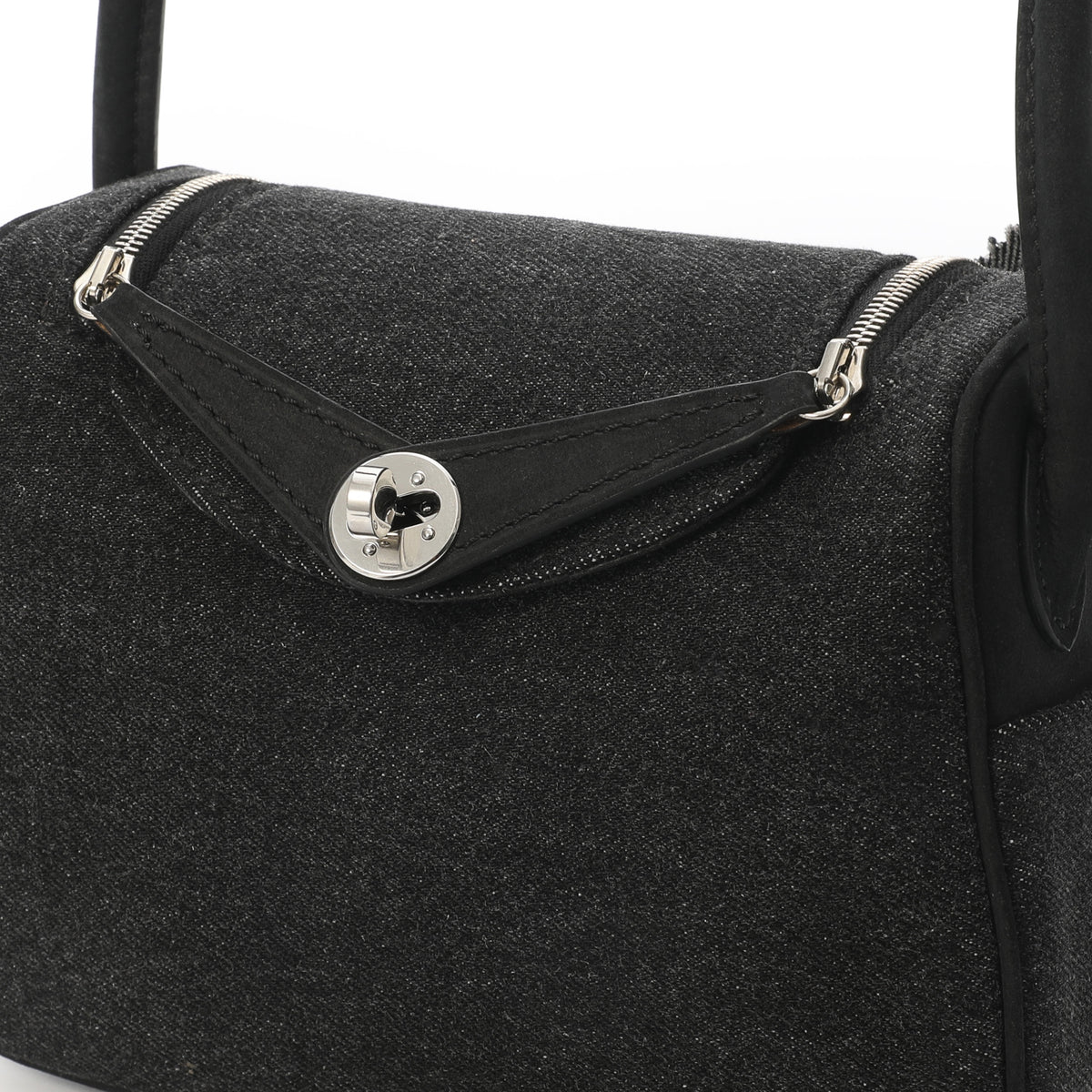Dumpling Bag Mini Denim Black – product image 5