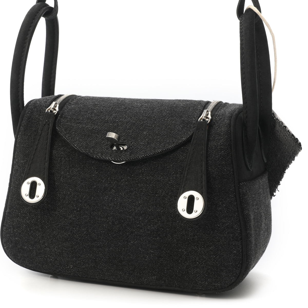 Dumpling Bag Mini Denim Black – product image 7
