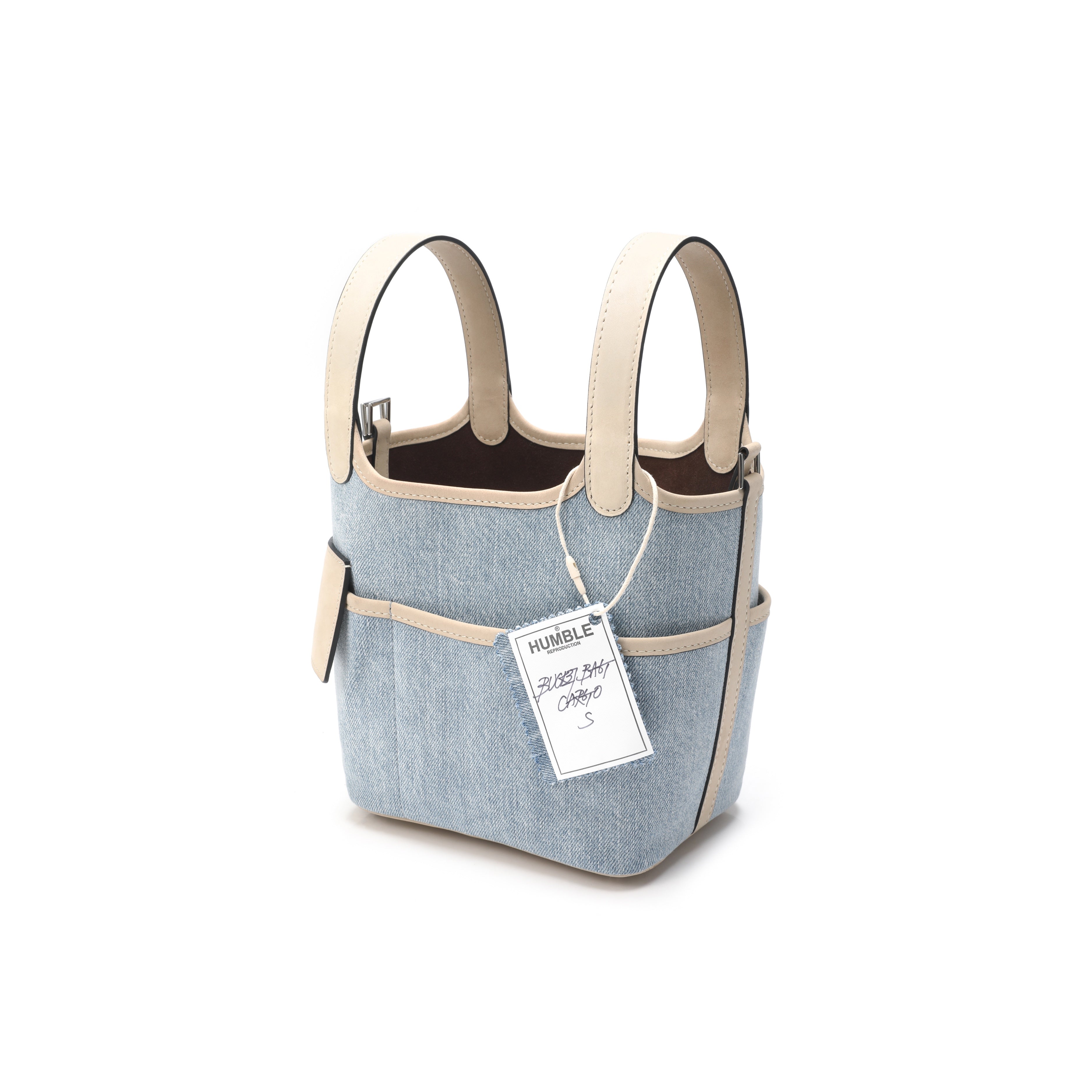 Bucket Bag Cargo S Blue/Beige