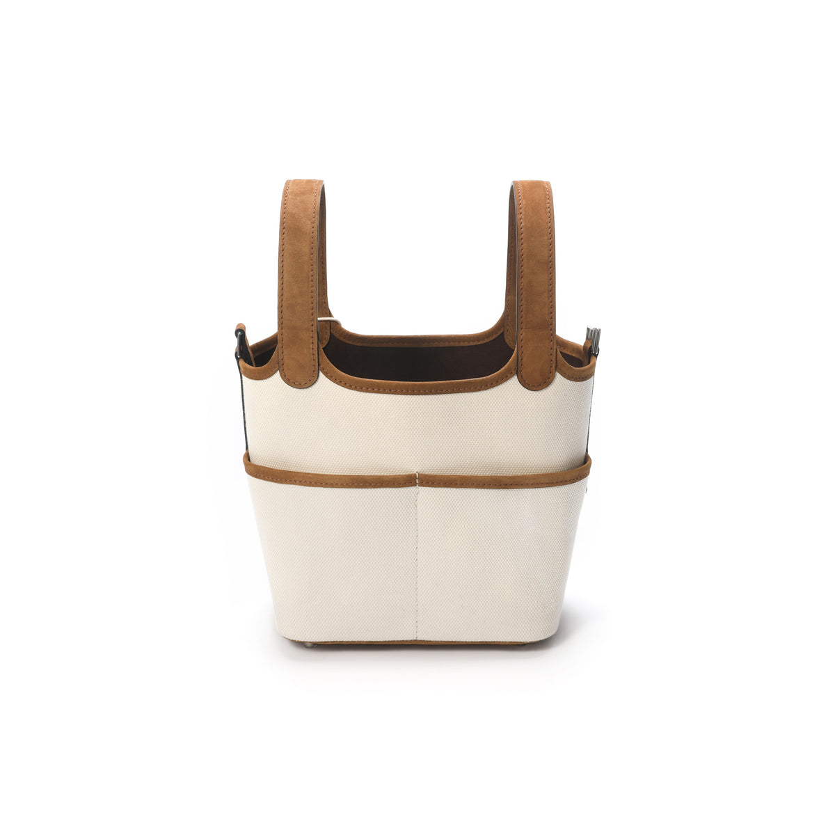 Bucket Bag Cargo S White/Brown – product image 2